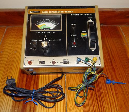 B &amp; K Precision Model 520B Transistor Tester Dynascan