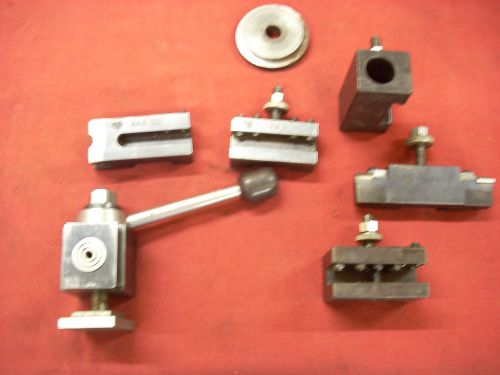 aloris axa tool post with holders