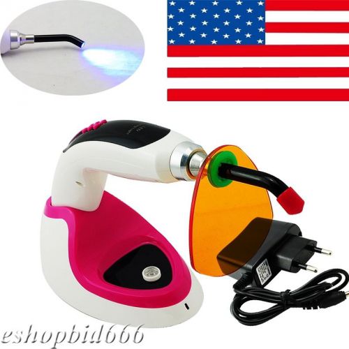 Dental Curing Light Lamp 5W 1400MW Light Meter Teeth Whitening Accelerator Rose