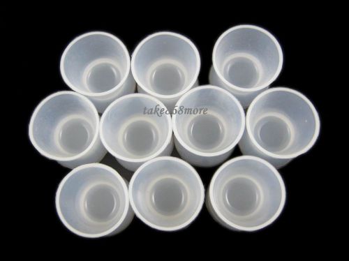 50 pcs flexible dental lab silicone mixing bowl cup dappen dish small 5ml more for sale