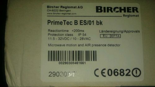 NEW! BIRCHER REGLOMAT PRIME TEC B ES/01 MOTION DETECTOR