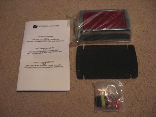 Federal Signal Led Module MOD1F-R Red Emergency Safety Strobe Light. NIP!!