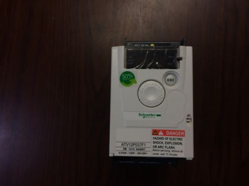 SCHNEIDER ELECTRIC ATV12P037F1 AC Drive .5 HP 115 IN 230 OUT.