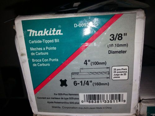 Makita 3/8&#034; SDS Standard Bit (25pk) D-00929-25 - NEW