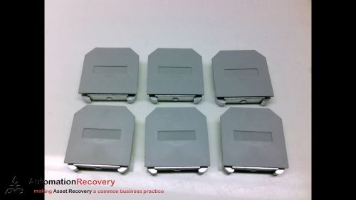 ALLEN BRADLEY 1492-EAH35 - PACK OF 6 - SERIES A, TERMINAL BLOCK END, NEW*