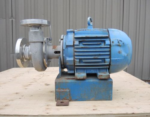 2&#039;&#039; x 1.5&#039;&#039; centrifugal pump, stainless steel for sale