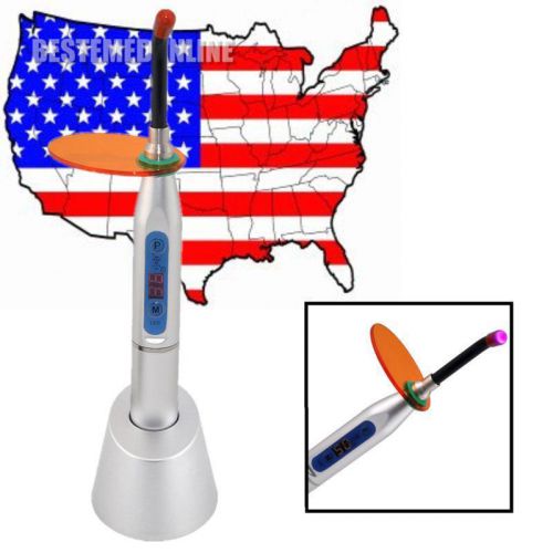 2015 new ce fda silver dental 1500mw 5w wireless cordless led curing light lamp for sale