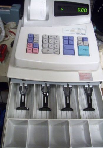 Sharp XE-A101 Electronic Cash Register with Drawer WORKING Point of Sale