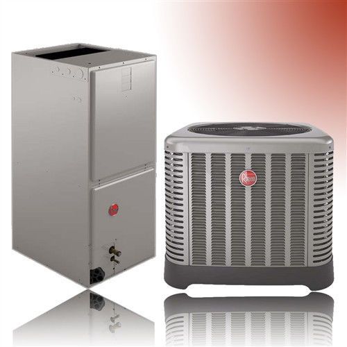 Rheem full system 3 ton air handler ecm motor +3 ton  14 seer heatpump  410a for sale