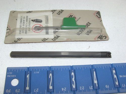 ULTRA-DEX 5/16&#034; SOLID CARBIDE SHANK INDEXABLE BORING BAR