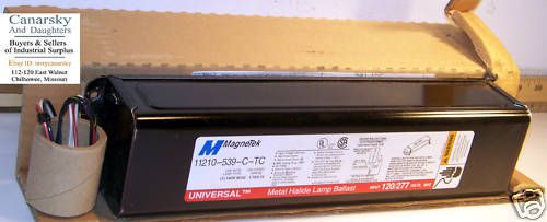 1 NEW MAGNETEK 11210-539-C-TC UNIVERSAL METAL HALIDE LAMP BALLAST 120/277V