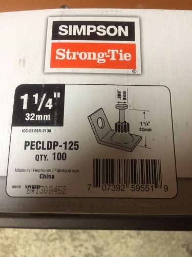 Simpson Pecldp 125 Compact Ceiling Clip 1-1/4&#034; Pin