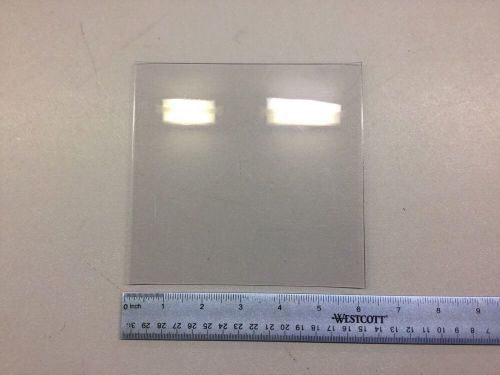 CLEAR PVC SHEET .055&#034; Thick x 6&#034; x 6&#034;