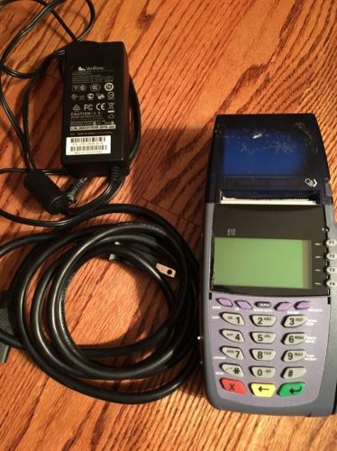 Verifone 510 Credit Card Processor With Power Cords