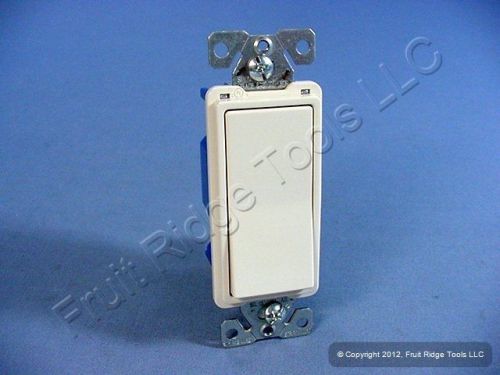 Cooper Light Almond Decorator Rocker Wall Switch 4-WAY 15A 120/277V 7504LA