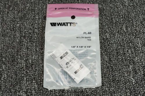 Watts Nylon Barb Tee PL-60 1/8&#034; X 1/8&#034; X 1/8&#034;