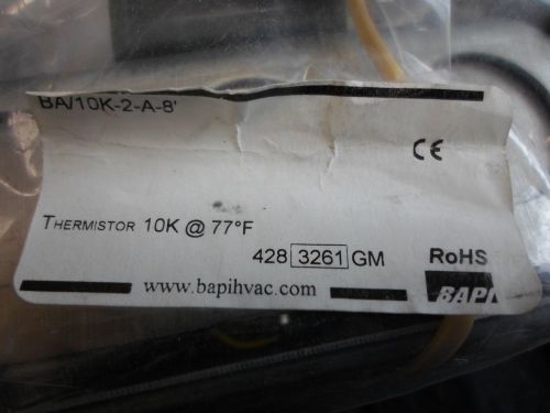 Lot of 4 Bapi BA/10K-2-A-8&#039; Thermistors NOS