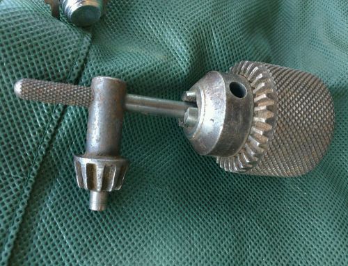 Vintage Jacobs Drill Chuck &amp; Key Sept.1902