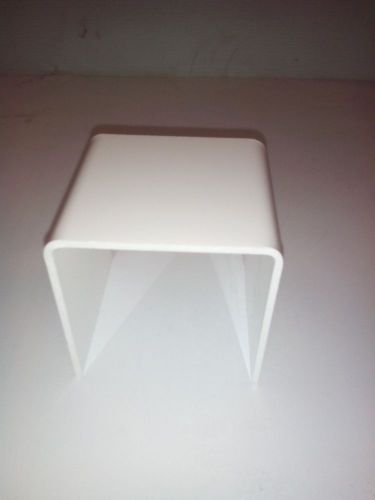 ACRYLIC DISPLAY STAND / RISER WHITE    2 X 2 X 2    6 PCS SET ELEGANT ACRYLIC