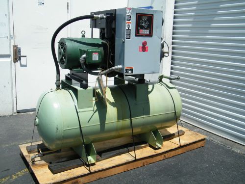 Sullair 15 hp es8-15l rotary screw air compressor tank atlas copco kaeser quincy for sale