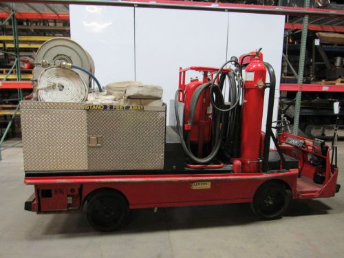 TAYLOR DUNN Fire Truck Loaded Hale Foam Pro,Water, CO2 Power Hose Reel,Generator