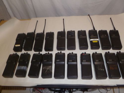 Lot of 20 motorola mts2000 flashport 800 mhz two way radios &amp; hnn9028ar impres b for sale