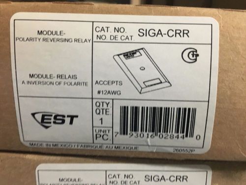 NEW EDWARDS SIGA-CRR POLARITY REVERSAL RELAY MODULE (+3 IN STOCK)