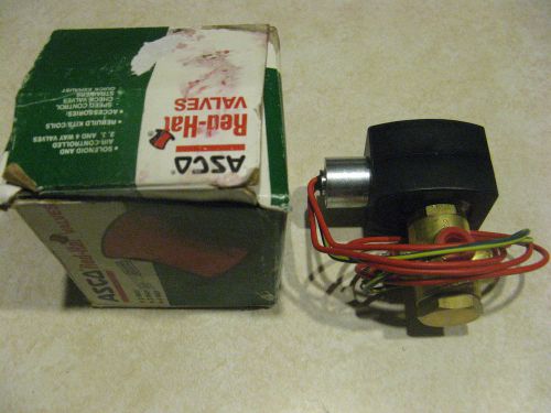 Asco Red-Hat II Solenoid Valve EF8320G182 1/4&#034; 3 Way