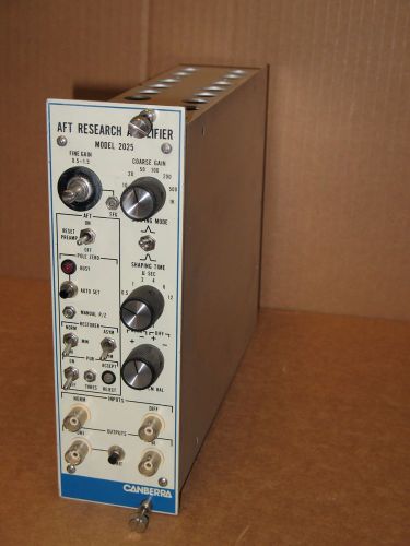 CANBERRA AFT RESEARCH AMPLIFIER MODEL 2025 NIM BIN MODULE PLUG IN USA