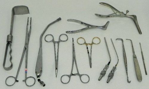 Miltex Instruments 13 assorted pieces