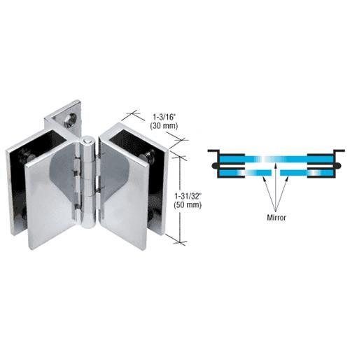 Crl chrome frameless triple mirror hinge for sale