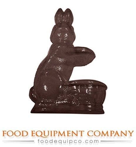 Paderno 47865-60 Chocolate Mold bunny with basket 10-1/4&#034; L x 6-5/8&#034; W x 1.5&#034; H