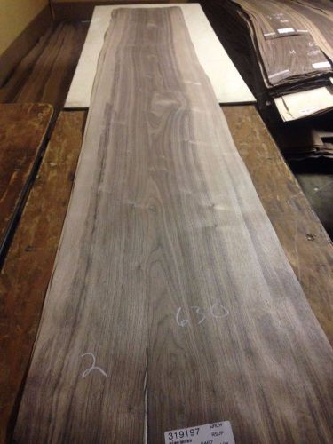 Wood Walnut Veneer  119X16,17,   total  2  pcs RAW VENEER N630..rustic nutts