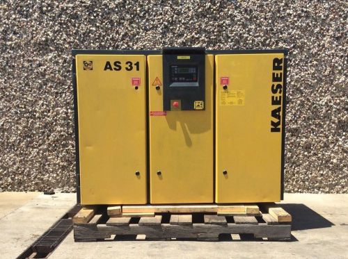 25hp kaeser screw air compressor, #957 for sale