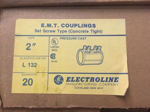 Set Screw 2 Inch Coupling 20 Pieces Per Box