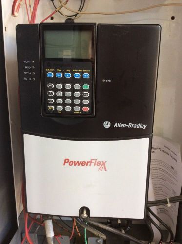 Allen Bradley Powerflex 70 Drive 20AD014A3AYYANC0 Series A 7.5 HP 480 Volt