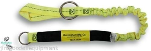 Tear Away Bungee Chainsaw Lanyard,48&#034; w/ 1-1/8 Steel Strength,1 3/4&#034; Ring