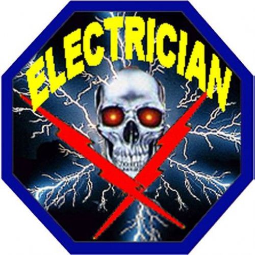 HARD HAT STICKERS,  ELECTRICIAN CE-3