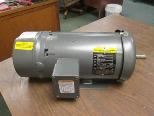 Baldor AC Motor w/Brake BM3558T 2HP 1725RPM 143T Frame 208-230/460V 6.5-6.2/3.1A