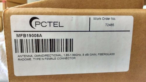 LOT OF 10 (TEN) PCTEL MFB19008A 8dBi PCS OMNI ANTENNAS - 1850-1990MHz - 24&#034; TALL