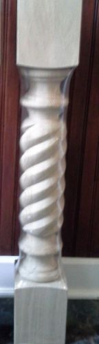 Red Oak Rope Traditional Wood Post(Island Leg)- 4-1/2&#034; x 4-1/2&#034; x 30&#034;