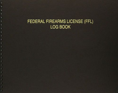 BookFactory FFL Bound Book / FFL Log Book / FFL Record Book - 100 Pages Black...