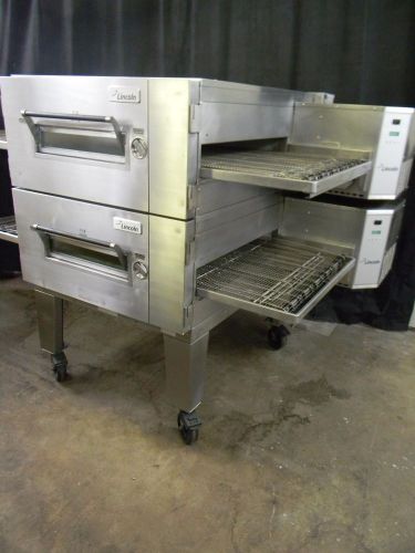 Lincoln impinger conveyor double stack pizza gas oven 1600 **we offer financing* for sale