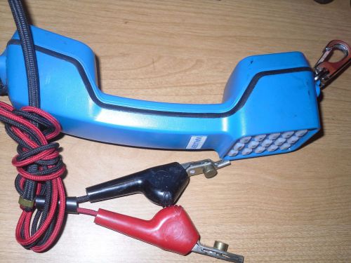 Walker Lineman Handset Phone Line Tester Butt Set Blue