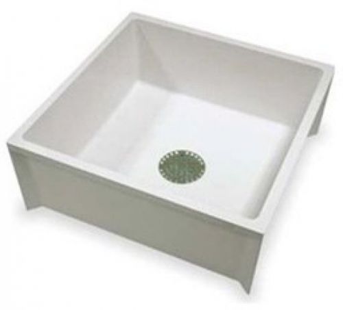 Mop Sink, White, Durastone(R) Material