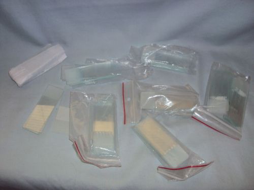 75 Glass Microscope Unused Slides 35 Unmarked, 20 Globe, 20 Select -Educational!