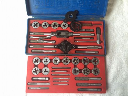 VERMONT AMERICAN 21749 Tap and Die Set, 40 pc, Carbon Steel