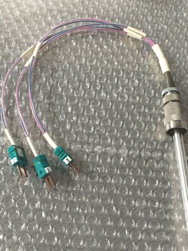 Type r thermocouple, process tc, 3 zone, 87&#034; l, conax/tempress for sale