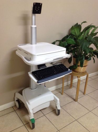 Enovate lcd patient data entry powered medical cart workstation for sale