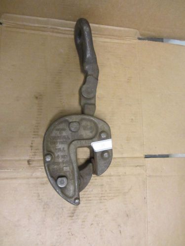 Merrill 4 TON  0- 1 1/2 &#039;&#039; Horizontal /Vertical  Sheet Metal Lifter Clamp #11